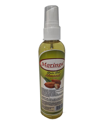 6 bottles,Moringa Natural Hair Oil (Almond)
