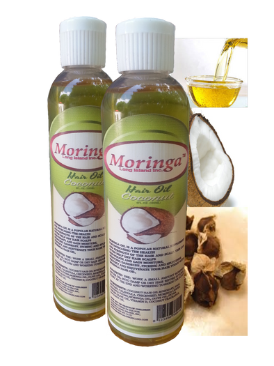 6 bottles,MoringaNatural Hair Oil (Coconut)